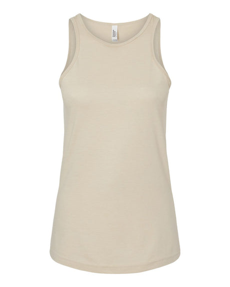 American Apparel Women's CVC Racerback Tank. 101CVC - Heather Bone