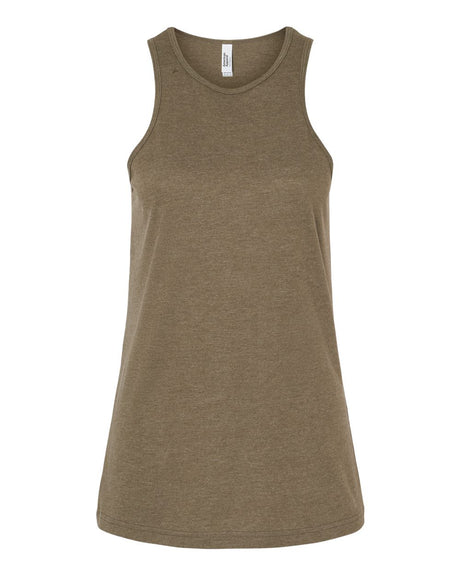 American Apparel Women's CVC Racerback Tank. 101CVC - Heather Army