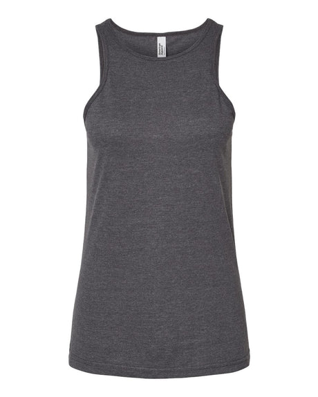 American Apparel Women's CVC Racerback Tank. 101CVC - Heather Charcoal