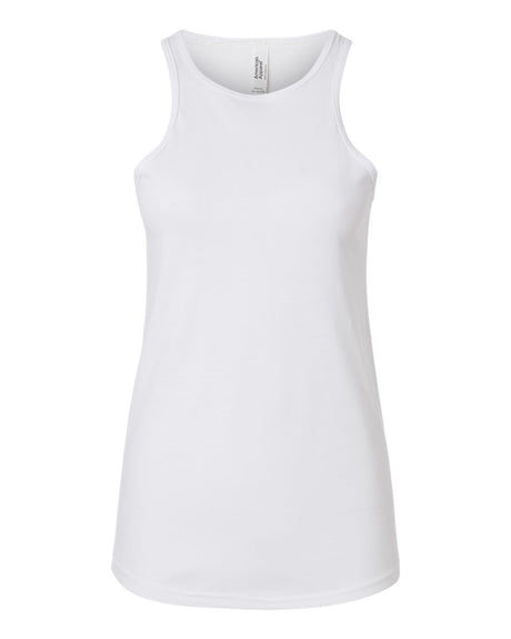 American Apparel Women's CVC Racerback Tank. 101CVC - White