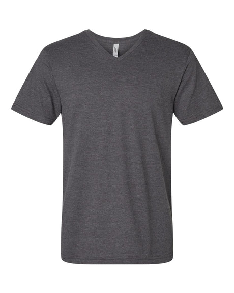 American Apparel Unisex CVC V-Neck Tee. 2006CVC - Heather Charcoal