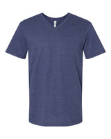 American Apparel Unisex CVC V-Neck Tee. 2006CVC - Heather Indigo