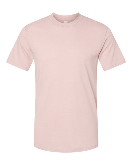 American Apparel Unisex CVC Tee. 2001CVC - Heather Blush