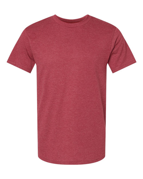 American Apparel Unisex CVC Tee. 2001CVC - Heather Cardinal