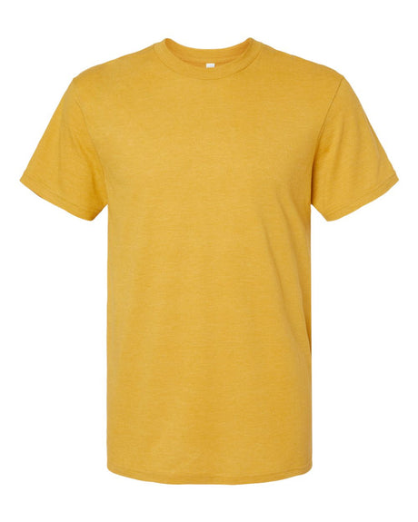 American Apparel Unisex CVC Tee. 2001CVC - Heather Mustard