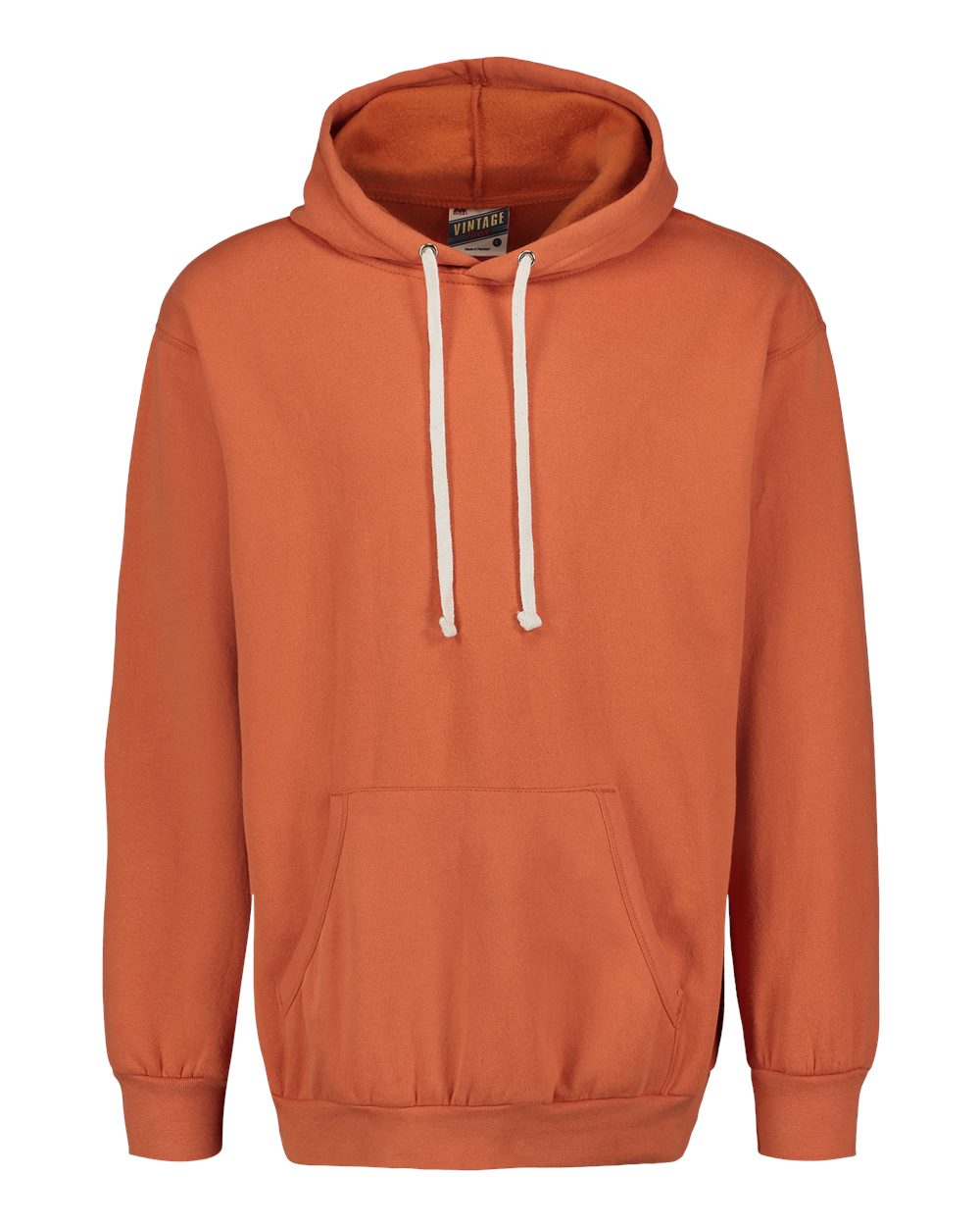 MV Sport Unisex Vintage Fleece Hooded Sweatshirt. 1478 - Vintage Orange