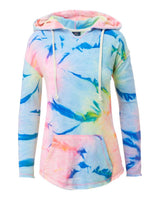 MV Sport Women's Angel Terry Nora Pullover. W17122 - Neon Tie Dye