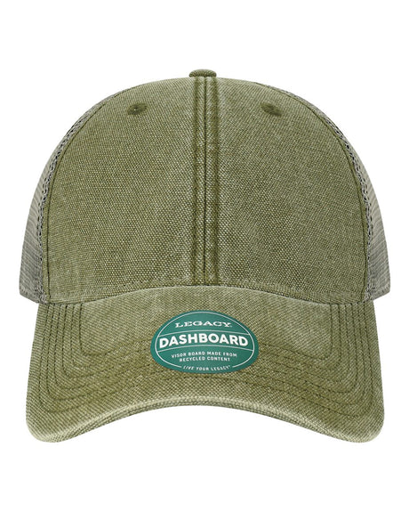 LEGACY Dashboard Trucker Cap. DTA - Olive/ Grey