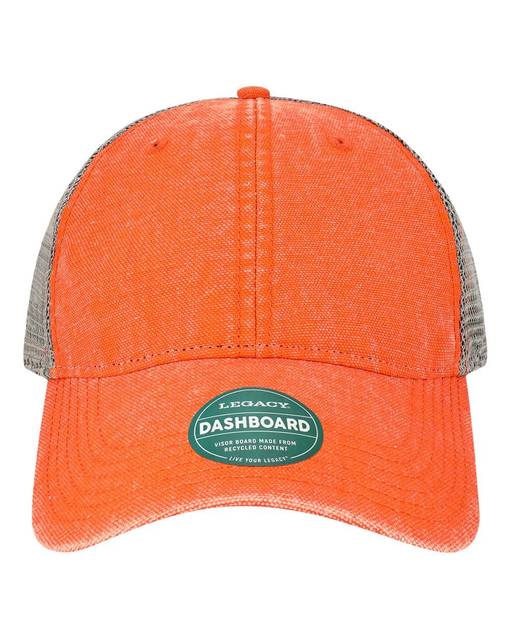 LEGACY Dashboard Trucker Cap. DTA - Orange/ Grey