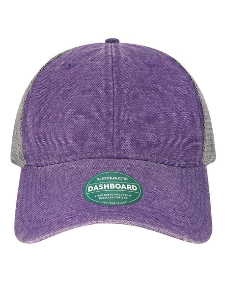 LEGACY Dashboard Trucker Cap. DTA - Purple/ Grey