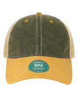 LEGACY Old Favorite Trucker Cap. OFA - Black/ Yellow/ Khaki
