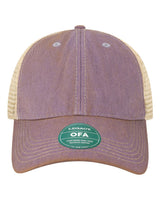 LEGACY Old Favorite Trucker Cap. OFA - Lavender/ Khaki