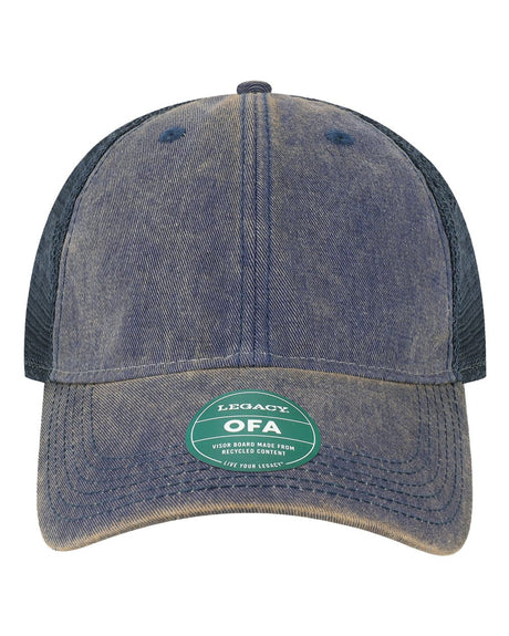 LEGACY Old Favorite Trucker Cap. OFA - Navy/ Navy