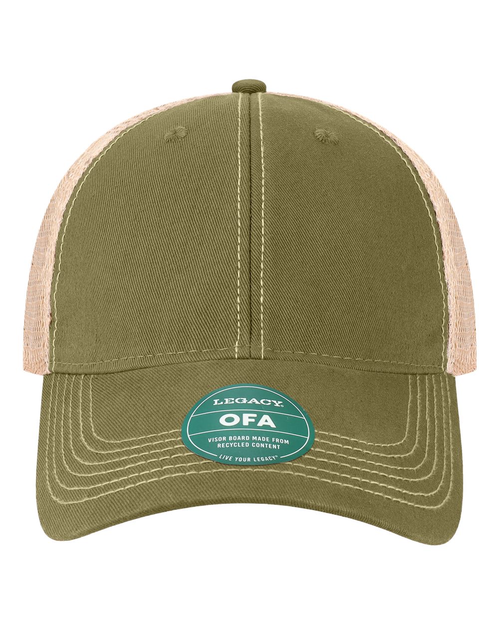 LEGACY Old Favorite Trucker Cap. OFA - Olive/ Khaki
