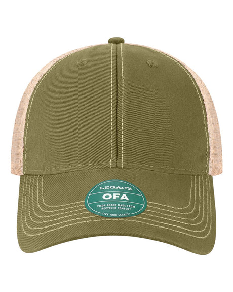 LEGACY Old Favorite Trucker Cap. OFA - Olive/ Khaki