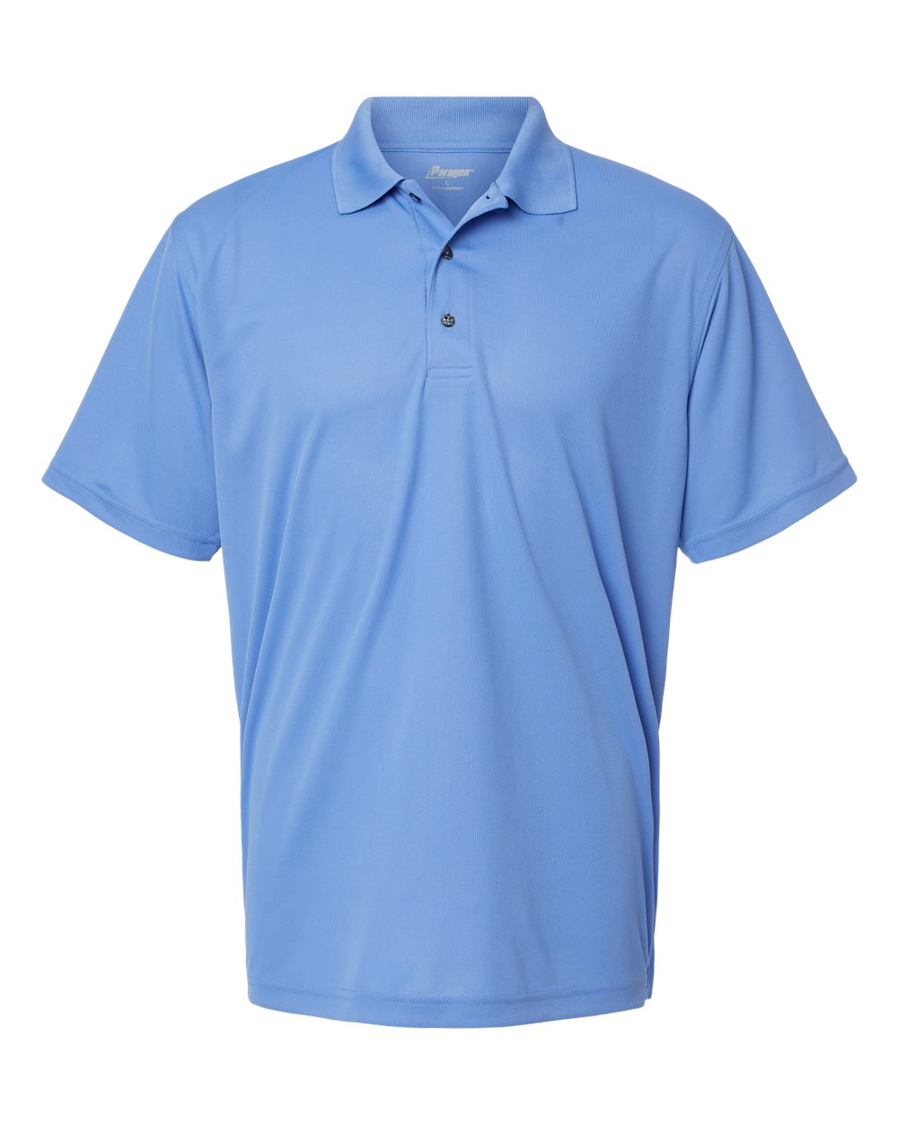 Paragon Men's Saratoga Performance Mini Mesh Polo. 100 - Bimini Blue