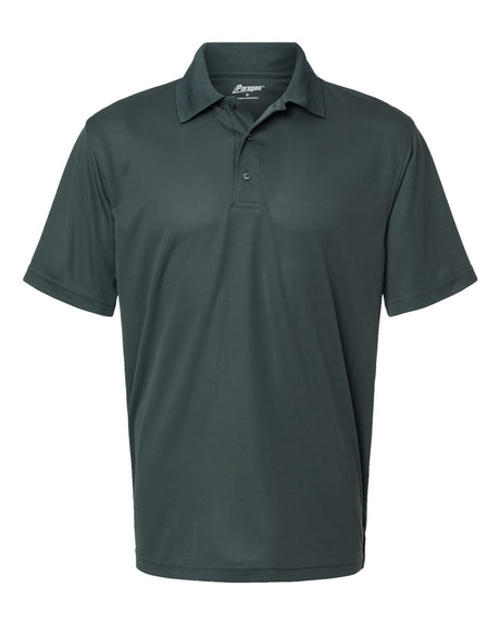 Paragon Men's Saratoga Performance Mini Mesh Polo. 100 - Carbon