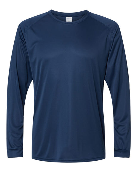 Paragon Unisex Long Islander Performance Long Sleeve T-Shirt. 210 - Navy