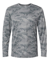 Paragon Unisex Pompano Performance Camo Long Sleeve T-Shirt. 217 - Medium Grey