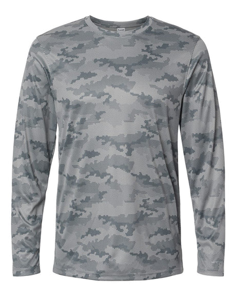 Paragon Unisex Pompano Performance Camo Long Sleeve T-Shirt. 217 - Medium Grey