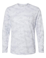 Paragon Unisex Pompano Performance Camo Long Sleeve T-Shirt. 217 - White
