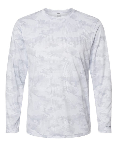 Paragon Unisex Pompano Performance Camo Long Sleeve T-Shirt. 217 - White