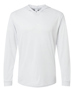 Paragon Unisex Bahama Performance Hooded Long Sleeve T-Shirt. 220 - Aluminum