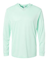 Paragon Unisex Bahama Performance Hooded Long Sleeve T-Shirt. 220 - Mint Green
