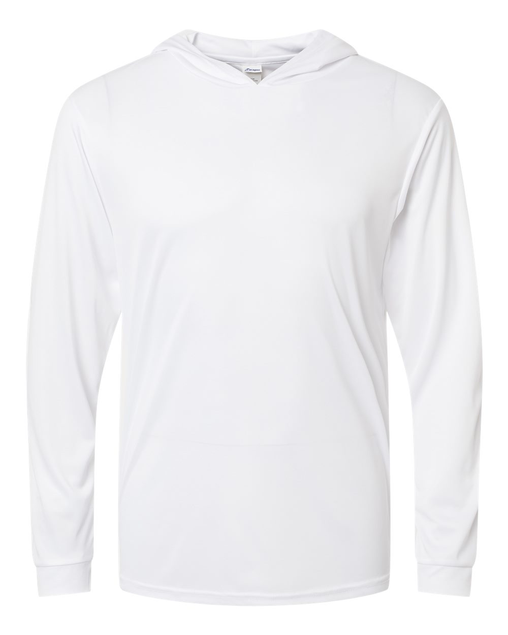 Paragon Unisex Bahama Performance Hooded Long Sleeve T-Shirt. 220 - White