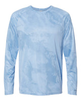 Paragon Unisex Cabo Camo Performance Long Sleeve T-Shirt. 228 - Blue Mist