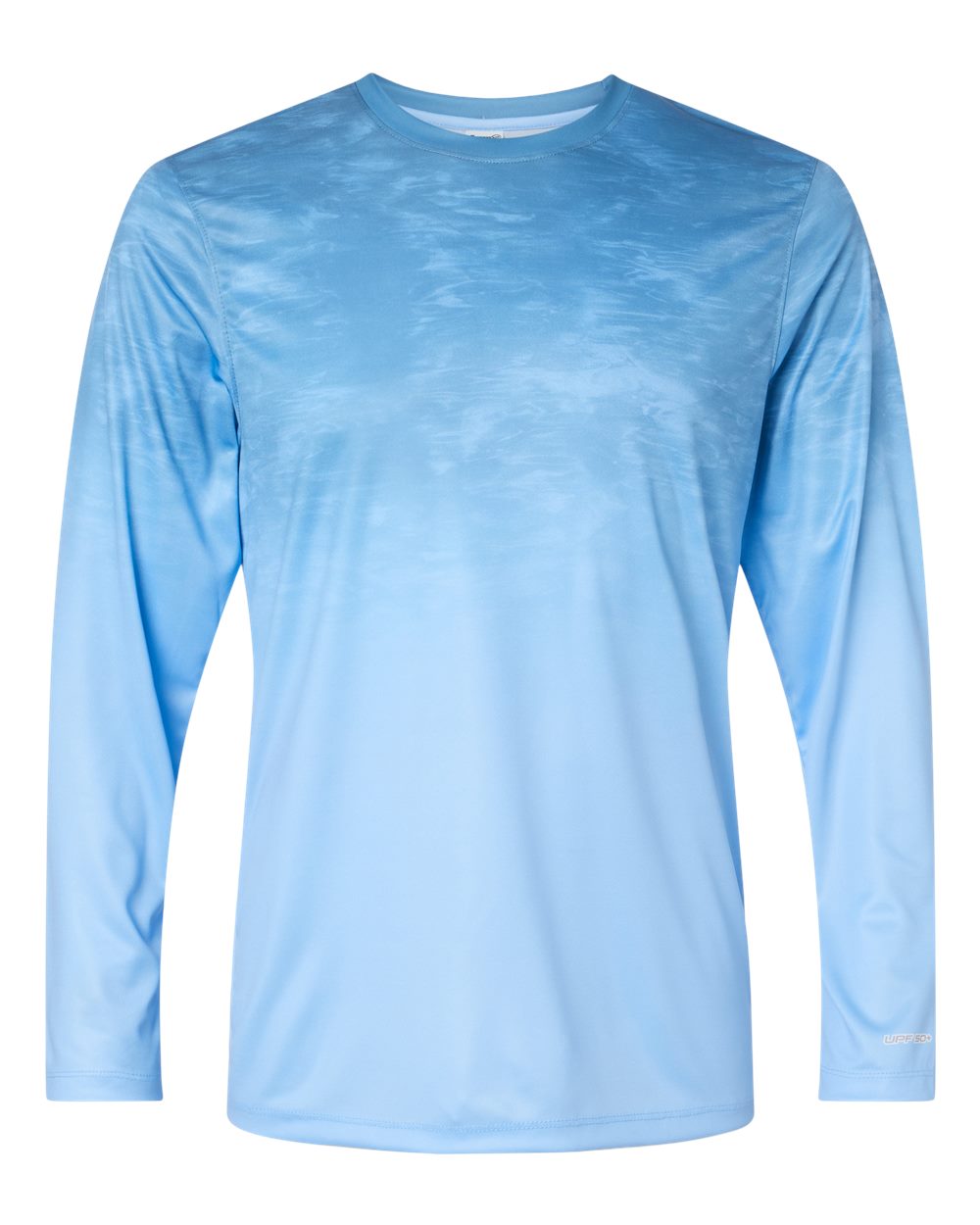 Paragon Unisex Montauk Oceanic Fade Performance Long Sleeve T-Shirt. 229 - Blue Mist Fade