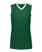 Augusta Sportswear Girls' Rover Jersey. 1688 - Dark Green/ White