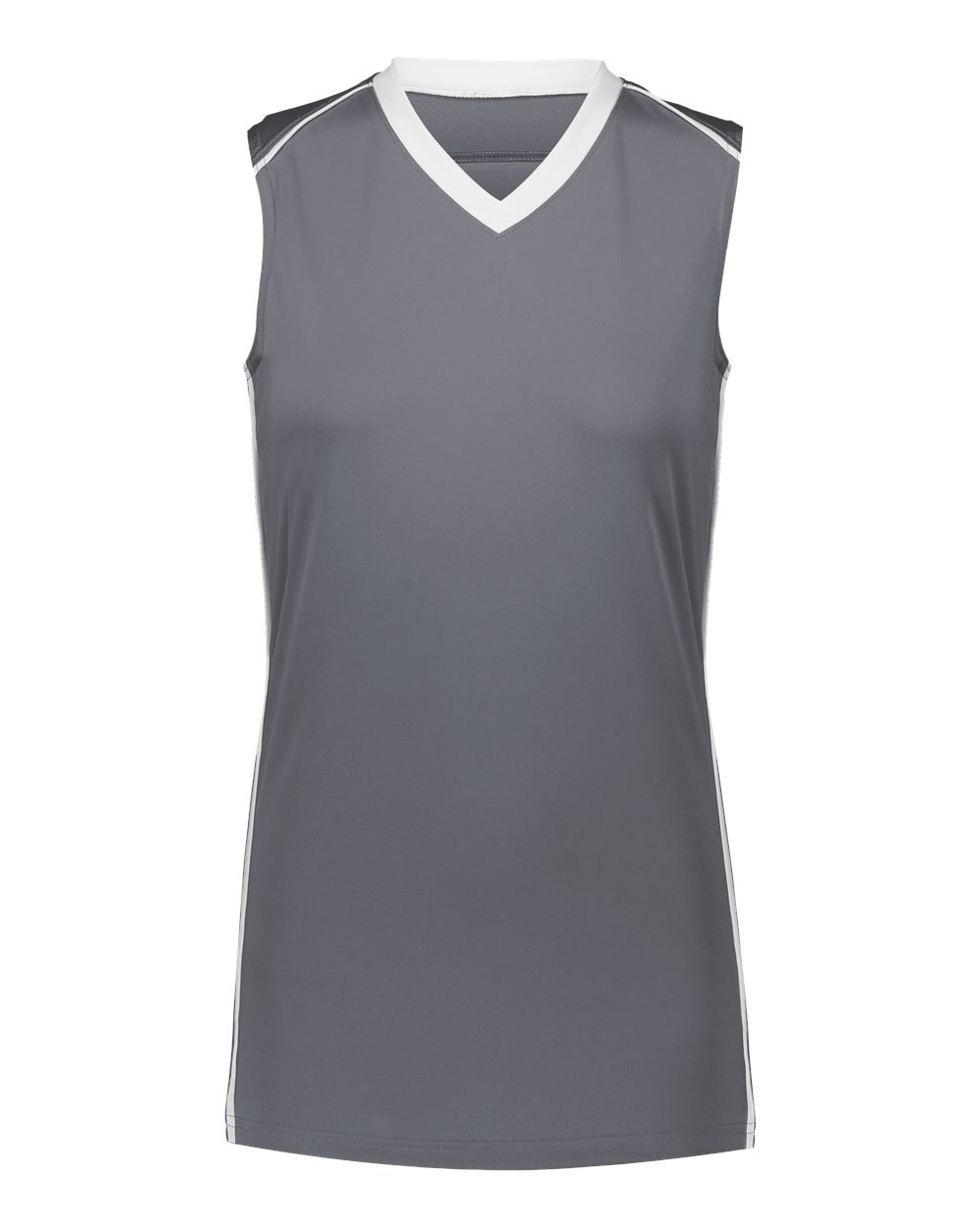 Augusta Sportswear Girls' Rover Jersey. 1688 - Graphite/ White