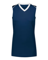 Augusta Sportswear Girls' Rover Jersey. 1688 - Navy/ White
