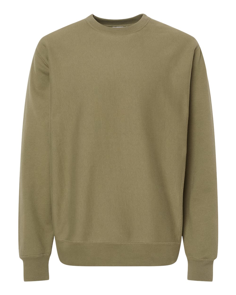 Independent Trading Co. Unisex Legend Premium Heavyweight Cross-Grain Crewneck Sweatshirt. IND5000C - Olive