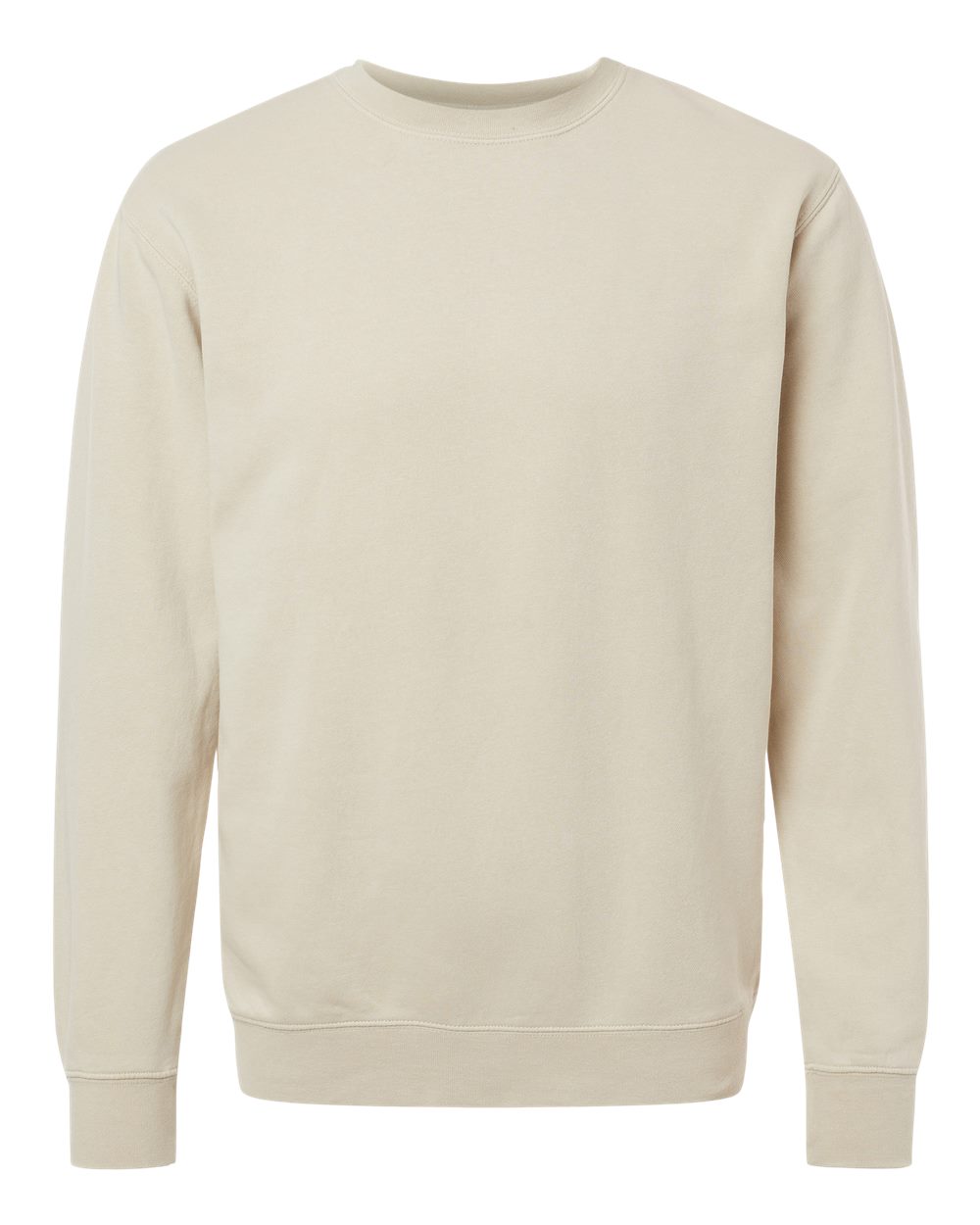 Independent Trading Co. Unisex Midweight Pigment-Dyed Crewneck Sweatshirt. PRM3500 - Pigment Ivory