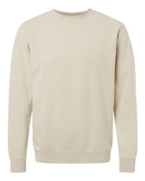 Independent Trading Co. Unisex Midweight Pigment-Dyed Crewneck Sweatshirt. PRM3500 - Pigment Ivory