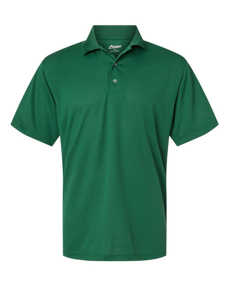 Paragon Men's Saratoga Performance Mini Mesh Polo. 100 - Hunter Green