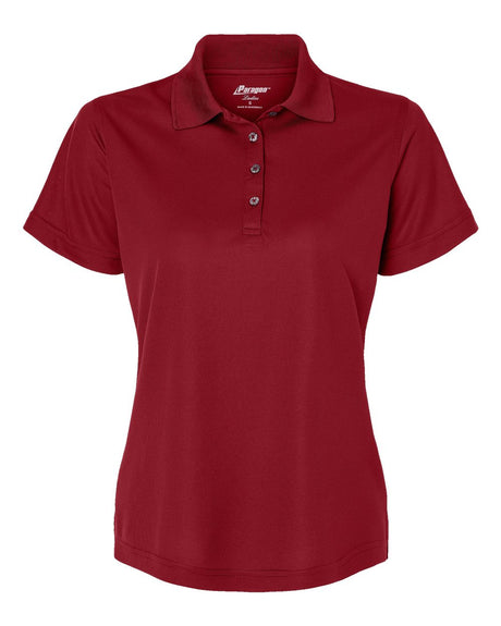 Paragon Women's Saratoga Performance Mini Mesh Polo. 104 - Cardinal