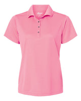 Paragon Women's Saratoga Performance Mini Mesh Polo. 104 - Charity Pink