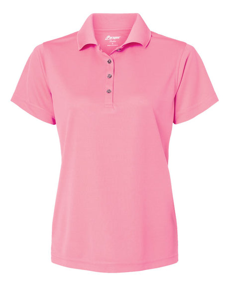 Paragon Women's Saratoga Performance Mini Mesh Polo. 104 - Charity Pink