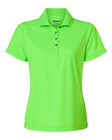 Paragon Women's Saratoga Performance Mini Mesh Polo. 104 - Neon Lime
