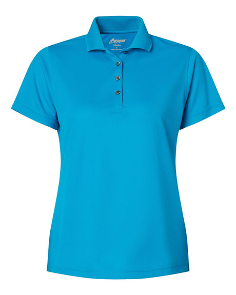 Paragon Women's Saratoga Performance Mini Mesh Polo. 104 - Turquoise
