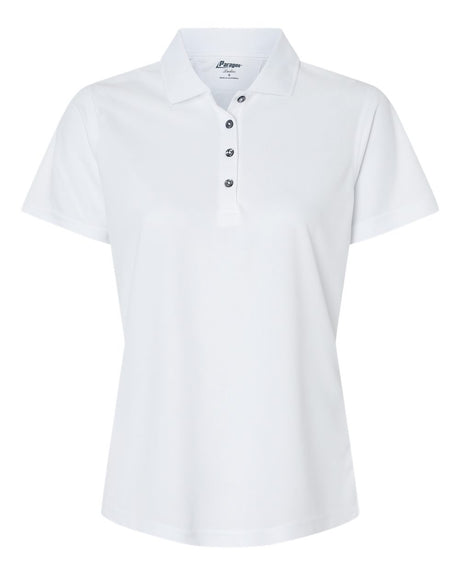Paragon Women's Saratoga Performance Mini Mesh Polo. 104 - White