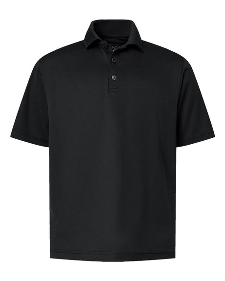 Paragon Youth Saratoga Performance Mini Mesh Polo. 108Y - Black