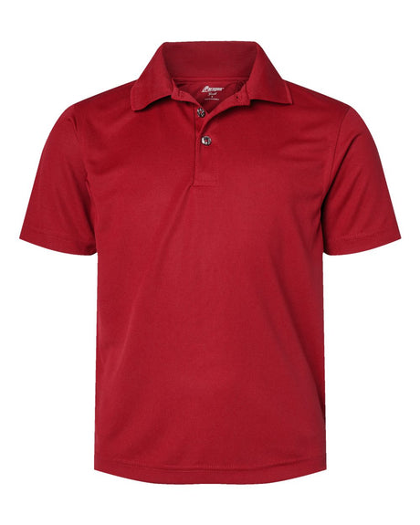 Paragon Youth Saratoga Performance Mini Mesh Polo. 108Y - Red
