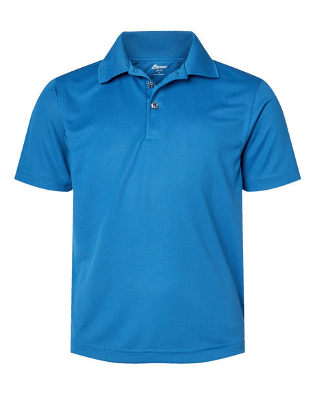 Paragon Youth Saratoga Performance Mini Mesh Polo. 108Y - Turquoise