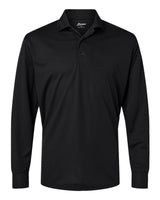 Paragon Men's Prescott Long Sleeve Polo. 110 - Black