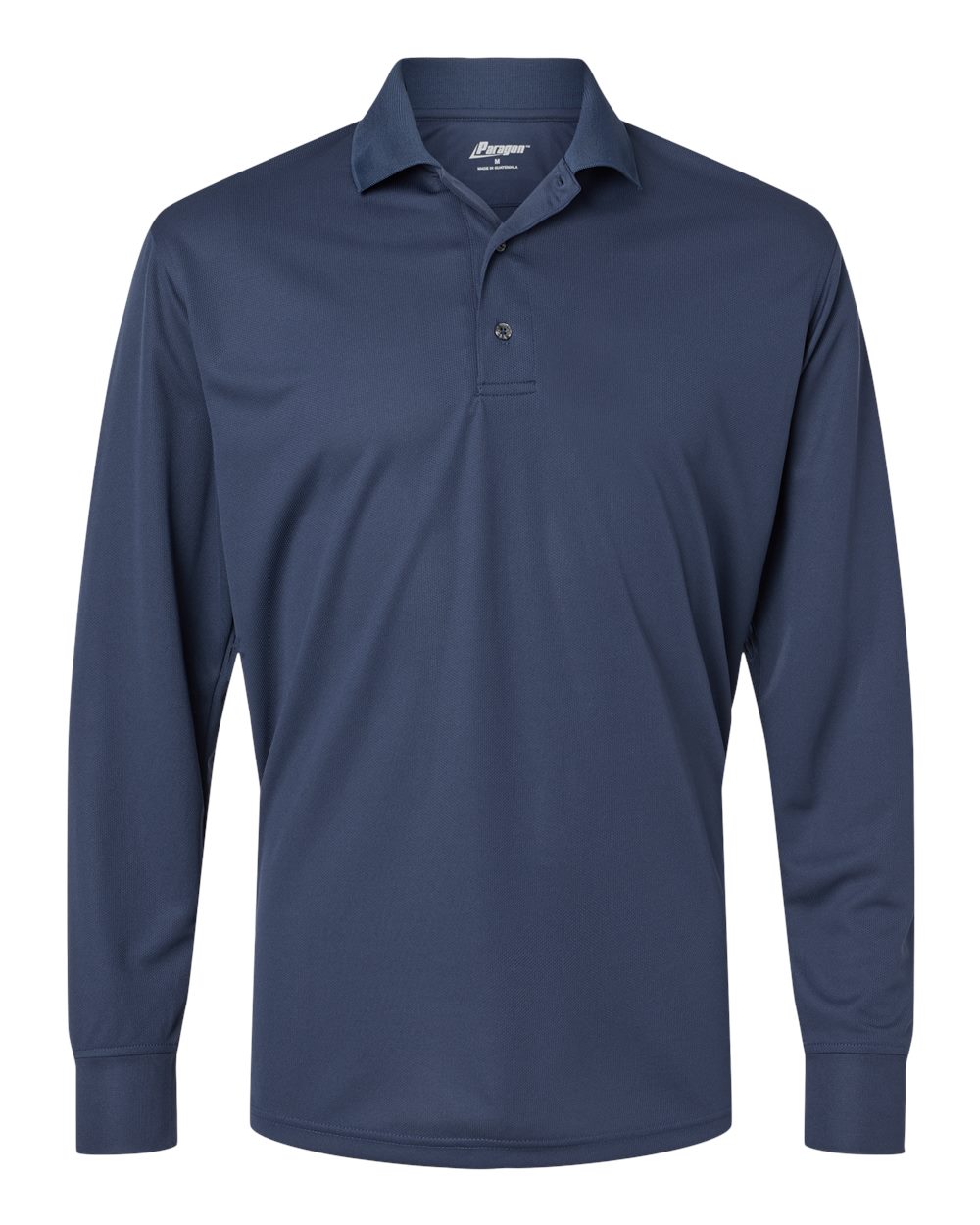 Paragon Men's Prescott Long Sleeve Polo. 110 - Navy