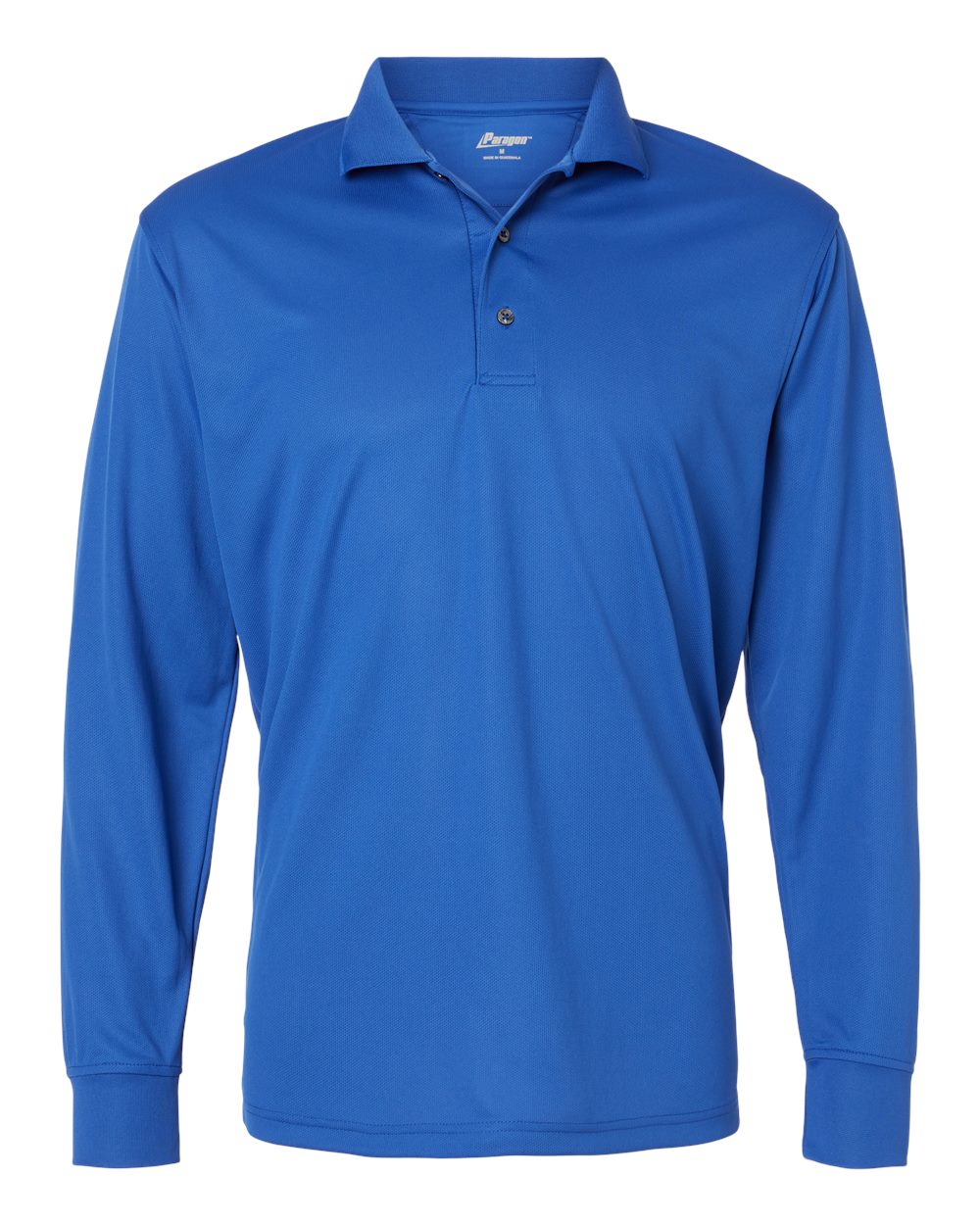 Paragon Men's Prescott Long Sleeve Polo. 110 - Royal